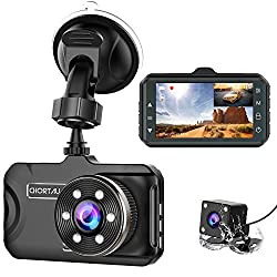  CHORTAU Dash Cam Front and Rear Dashboard Camera Full HD