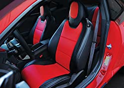 Iggee 2010-2015 High Quality Artificial Leather Chevy Camaro Custom Fit Seat Covers