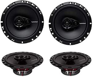 4 New Rockford Fosgate R165X3 6.5" 180W 3 Way Car Audio Coaxial Speakers Stereo