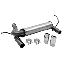 Dynomax Stainless Steel Axle-Back Exhaust System for Jeep Wrangler JK