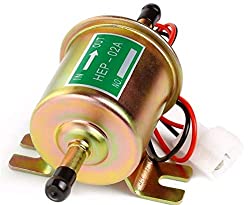 ONEDA Inline Fuel Pump 12v Electric Transfer Universal Low Pressure Gas Diesel Fuel Pump