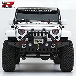 Razer Auto Black Textured Rock Crawler Front Bumper