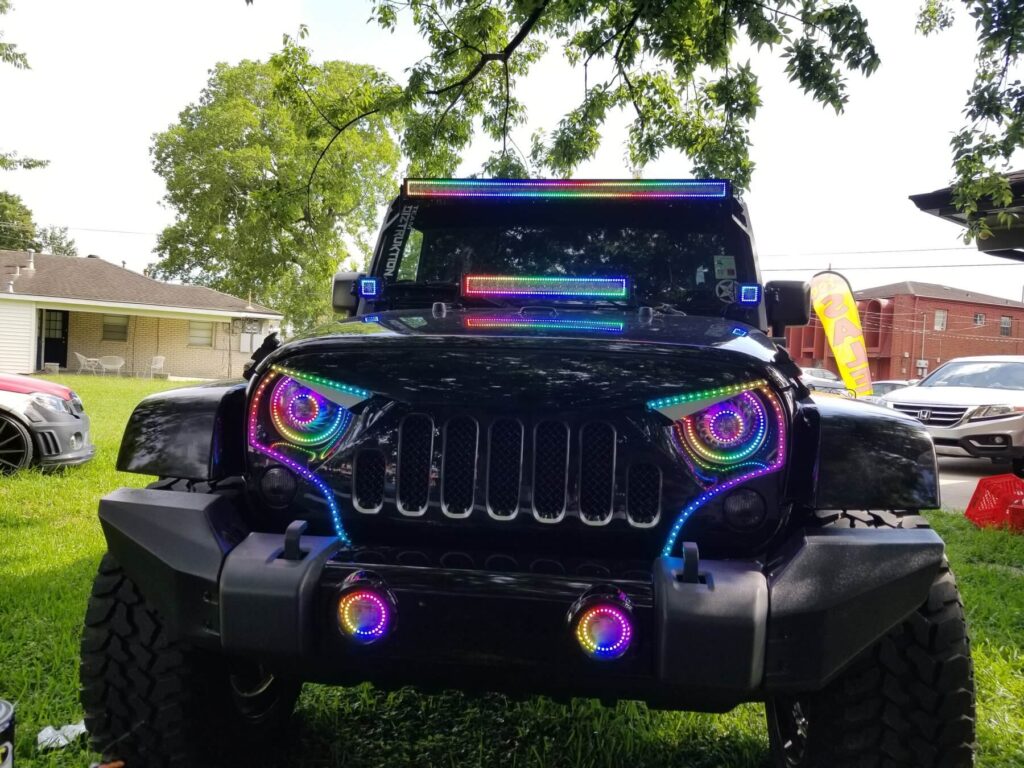 Halo Lights For Jeep Wrangler Shape and Design