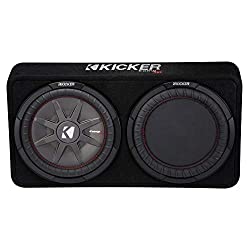 Kicker 1000W 12 Inch Max Power Slim Shallow Subwoofer Sealed Enclosure